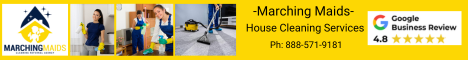 Marching Maids offers residential house cleaning services in San Bernardino County, CA.